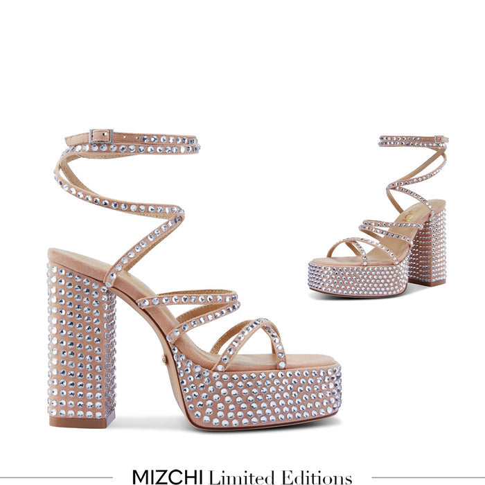 Calvia - Crystal Embellished Platform