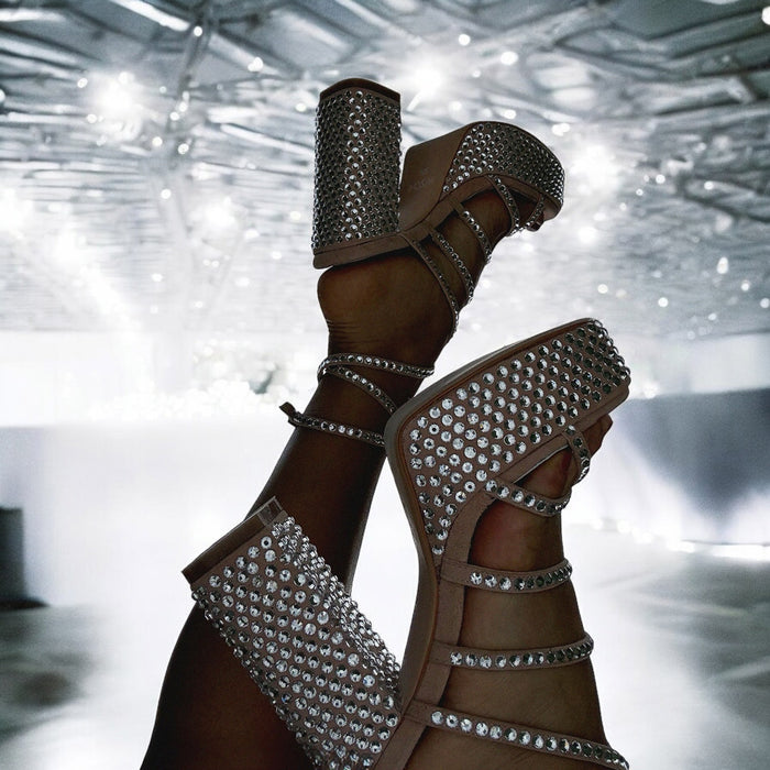 Calvia - Crystal Embellished Platform