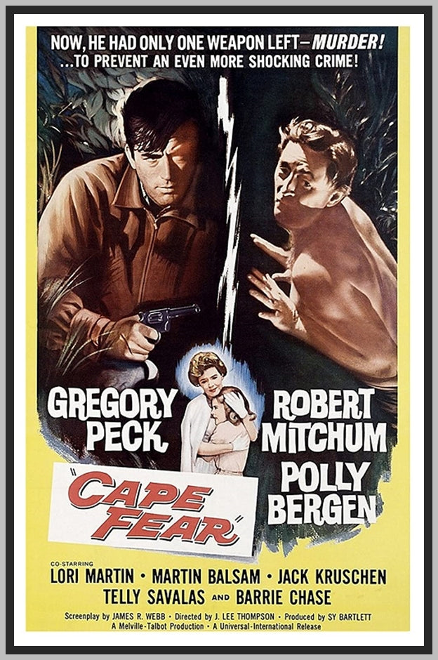 CAPE FEAR - COLOTIZED - 1962 - GREGORY PECK - RARE DVD