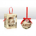 Cardiff Collage Bauble & Box 0012