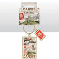 Cardiff Collage Charm Keyring 0012