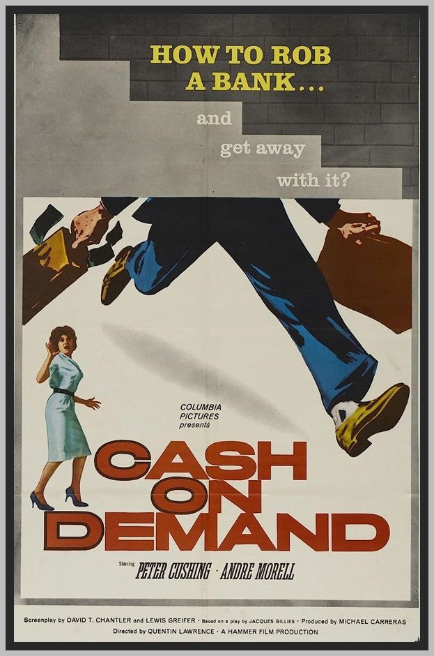 CASH ON DEMAND - 1961 - COLORIZED - PETER CUSHING - RARE DVD