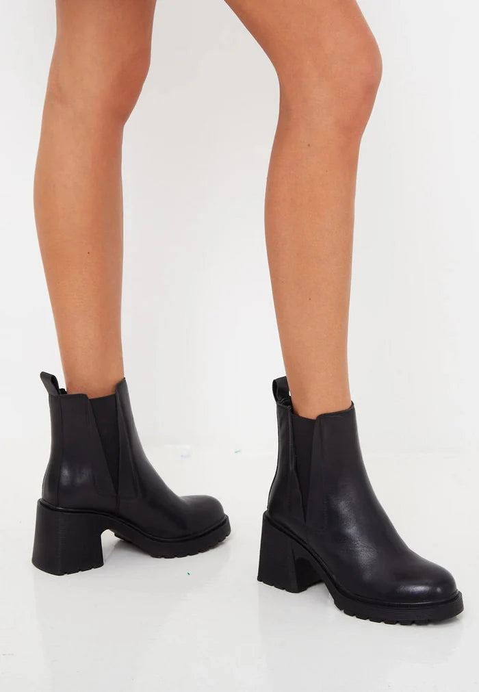A stylish pair of casual classic ankle boots for women, the perfect trendy addition to any outfit.