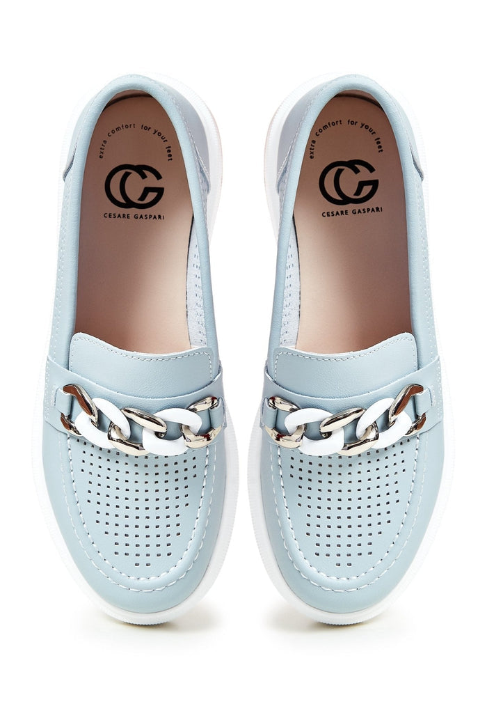 Casual Block Heel Loafers - Cesare Gaspari - Loafers
