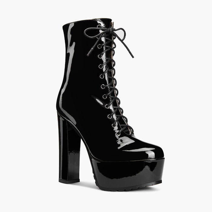 CEDAR - super high platform half boots