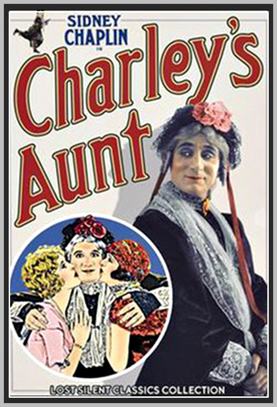 CHARLEY'S AUNT - 1925 - SYD CHAPLIN - SILENT - RARE DVD