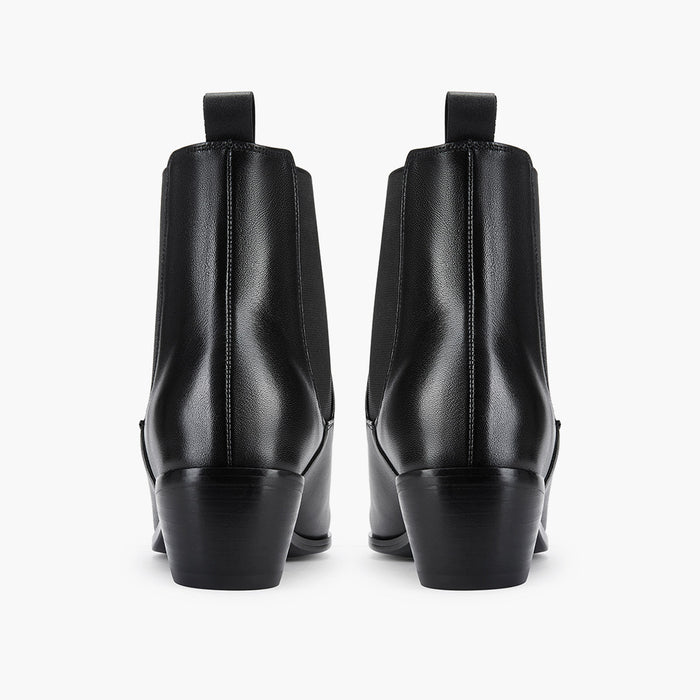 Chelsea Icon - Black Leather