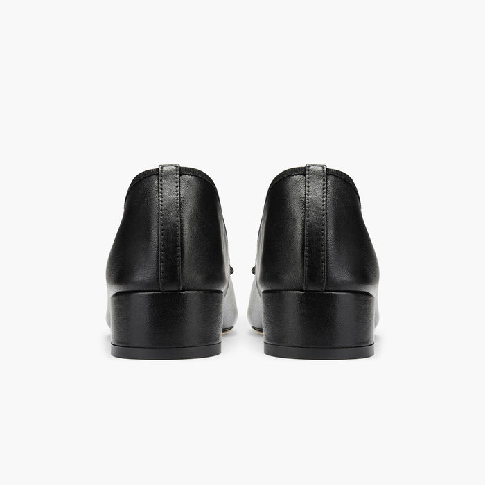 Chiara - Black 3cm Ballet Pumps