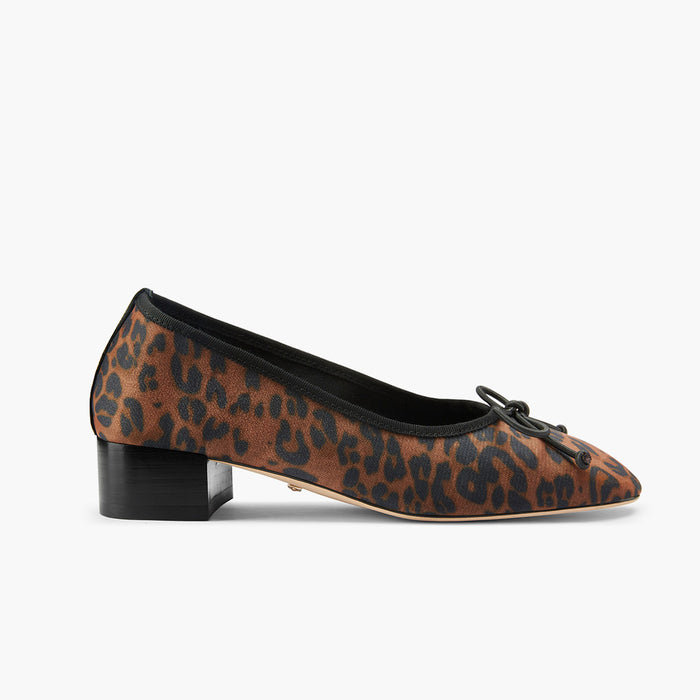 Chiara - Leopard 3cm Ballet Pumps