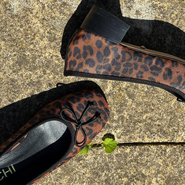 Chiara - Leopard 3cm Ballet Pumps