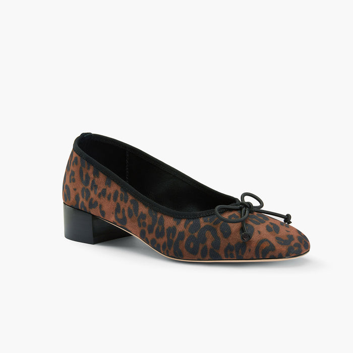 Chiara - Leopard 3cm Ballet Pumps