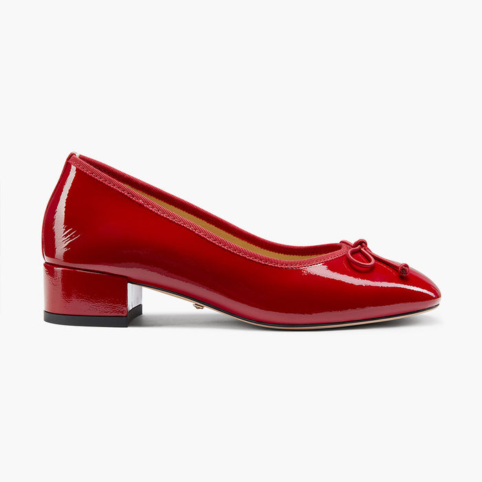 Chiara - Red 3cm Ballet Pumps