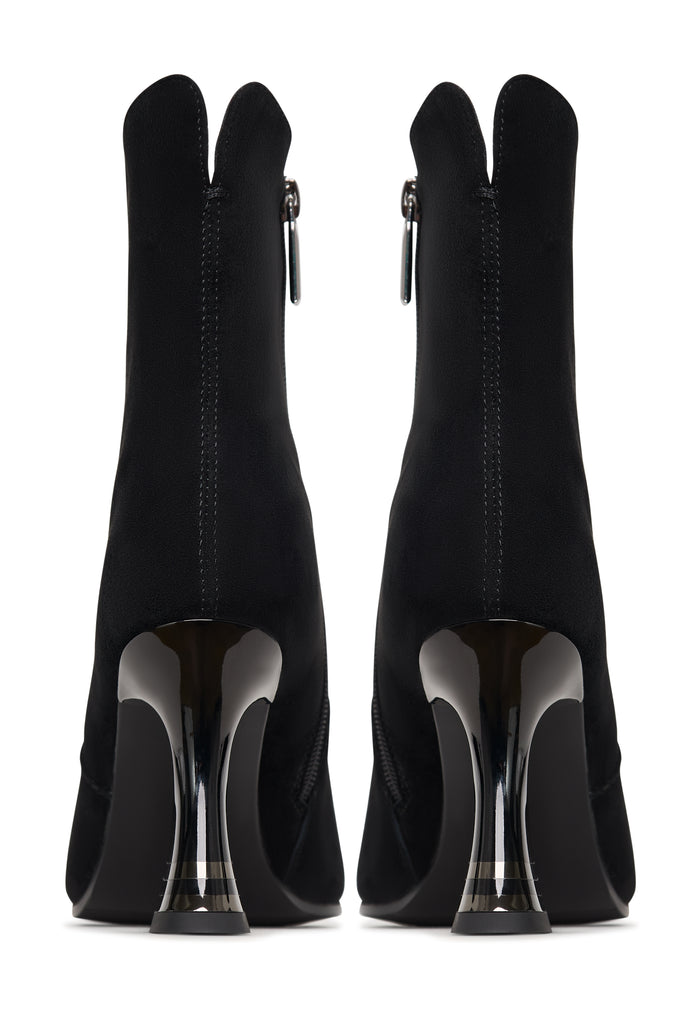 Chic High-Heeled Ankle Boots Cleo - Black