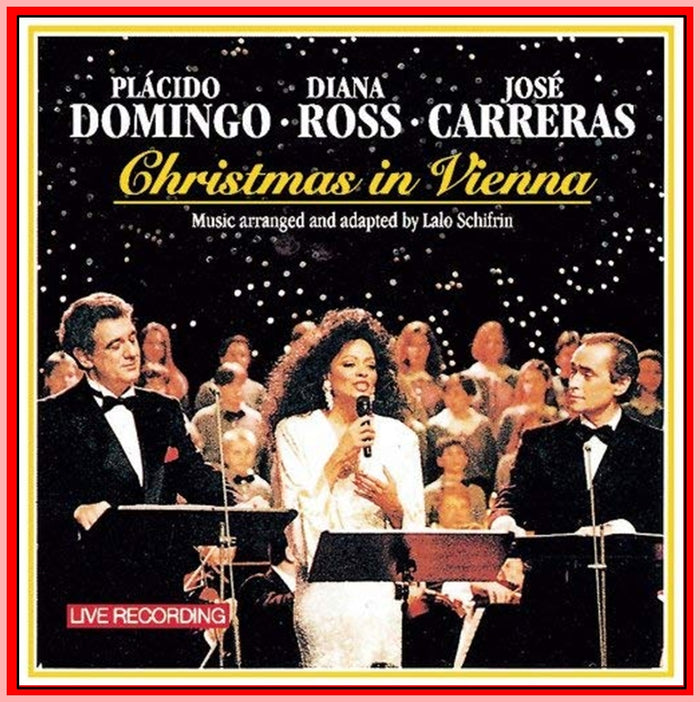 CHRISTMAS IN VIENNA - CARRERAS - DOMINGO -DIANA ROSS - RARE DVD
