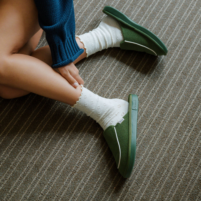 Brunch Cigar Slipper in Chive terry, product view 2