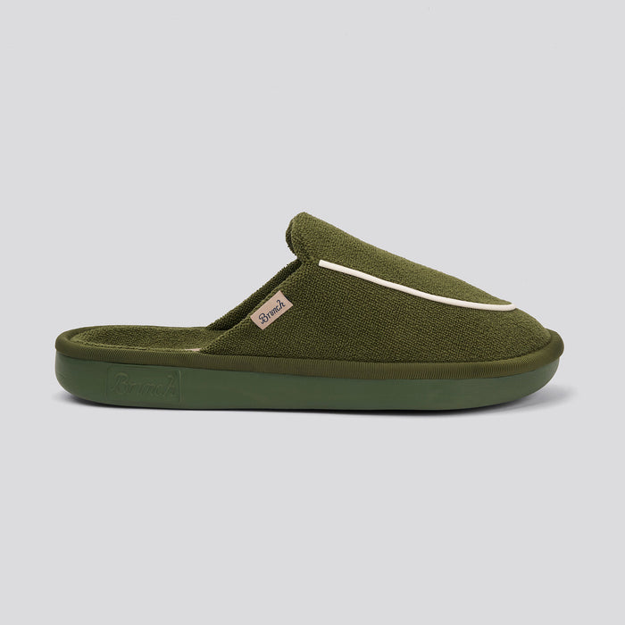 Brunch Cigar Slipper in Chive terry, product view 3