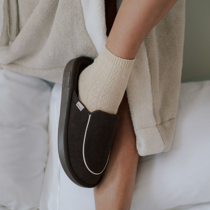 Brunch Cigar Slipper in Espresso terry, product view 2
