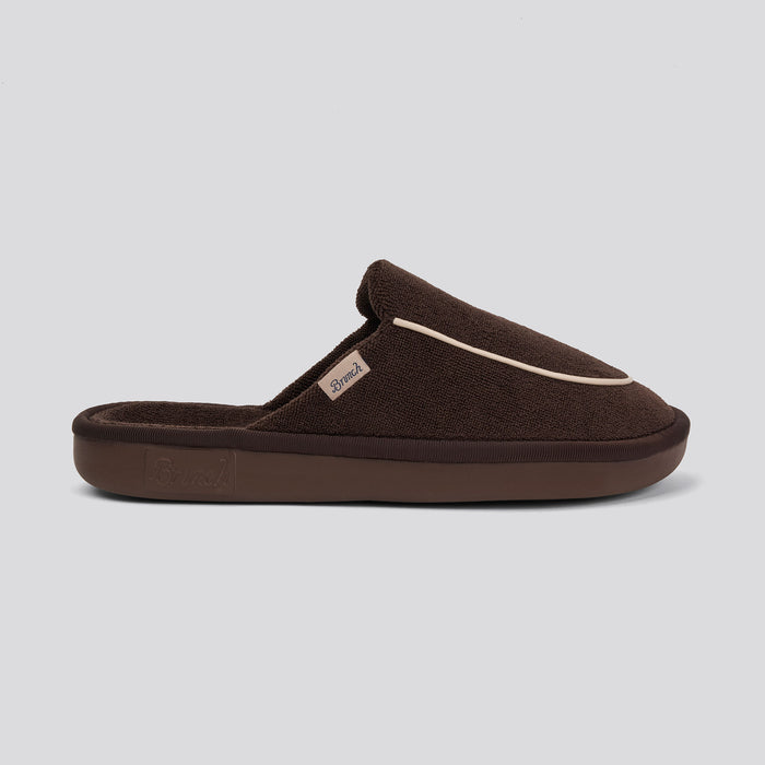 Brunch Cigar Slipper in Espresso terry, product view 3