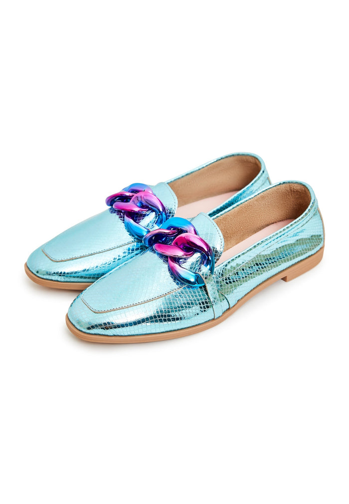 Classic Leather Flat Sole Loafers - Cesare Gaspari