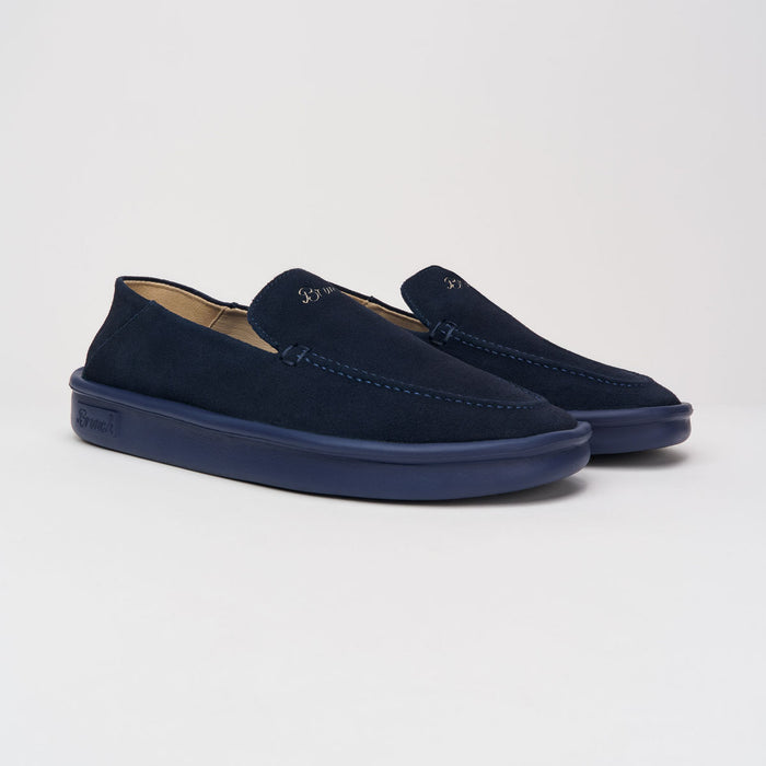 Brunch Collapsible Loafer in Navy suede, main product image