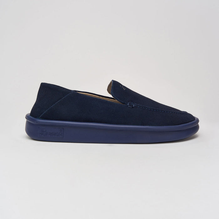 Brunch Collapsible Loafer in Navy suede, product view 4