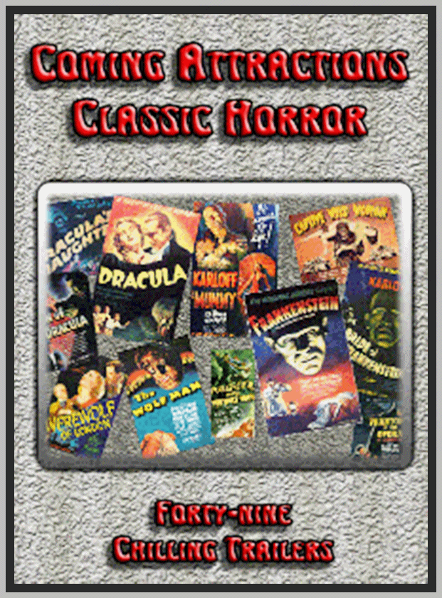 COMING ATTRACTIONS - CLASSIC HORROR - RARE DVD
