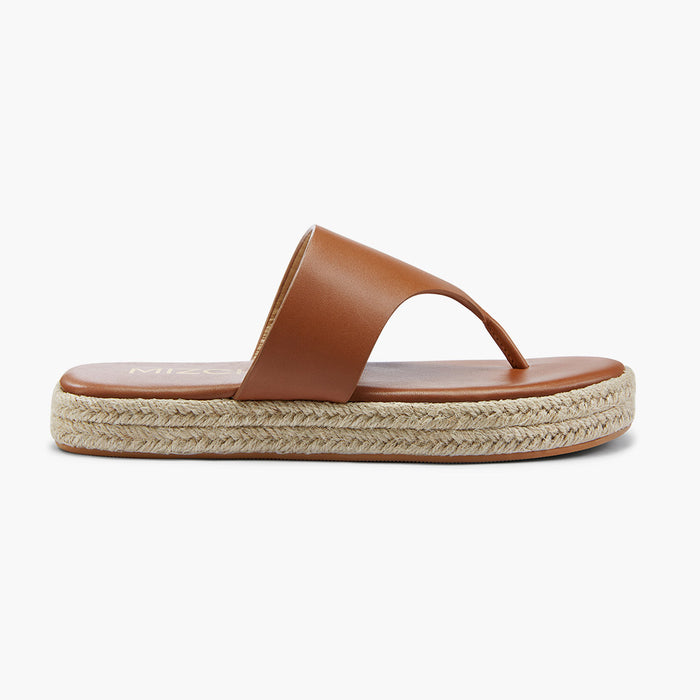Cosmo Brown -flatform espadrille sandals