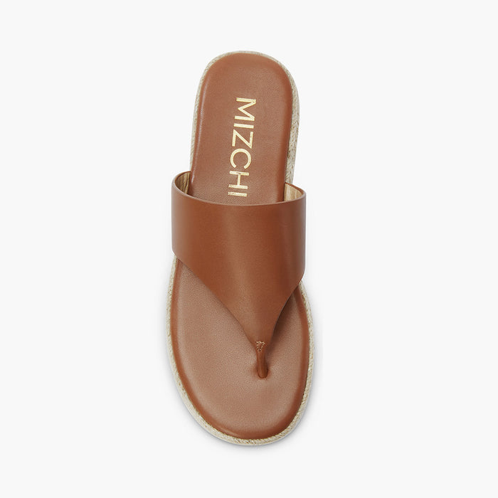 Cosmo Brown -flatform espadrille sandals