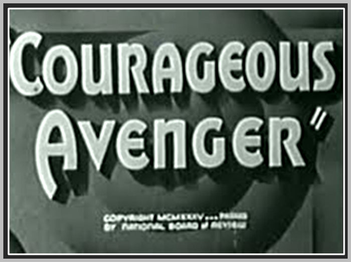 COURAGEOUS AVENGER - 1935 - JOHNNY MACK BROWN - RARE DVD