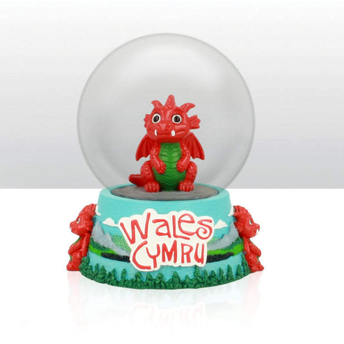 Cute Wales Dragon Snowglobe 0012