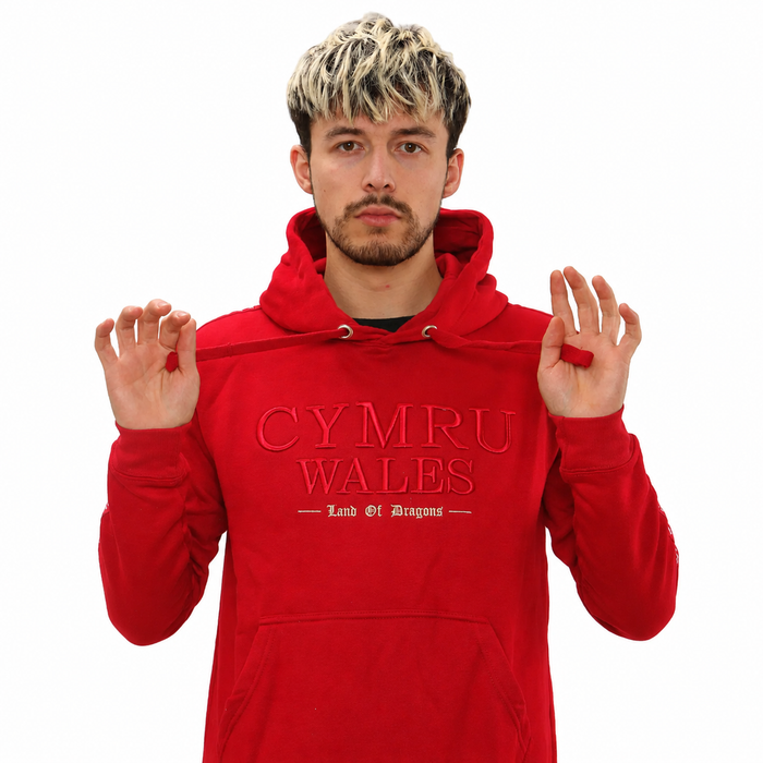 Cymru Wales Land of Dragons Hoodie