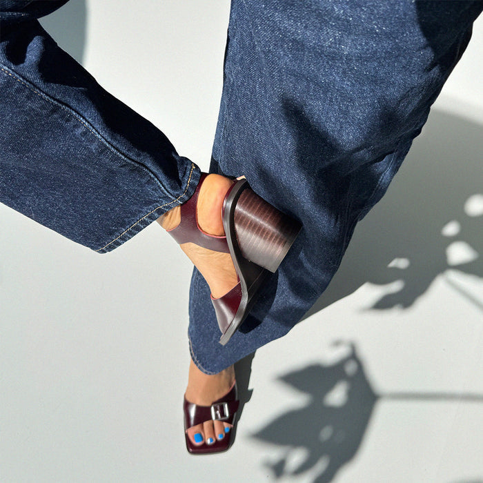 DAST - brown two belt sandals