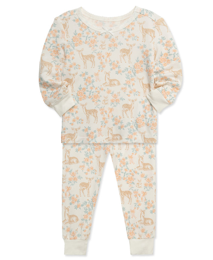 Deer 4-Piece Pajama Set (2T-4T) - Little Me