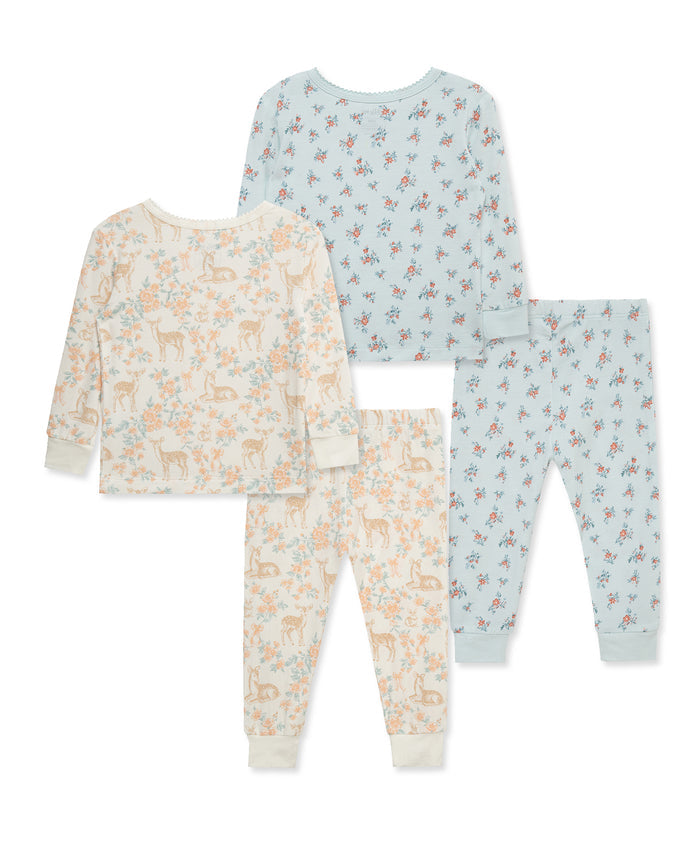 Deer 4-Piece Pajama Set (2T-4T) - Little Me