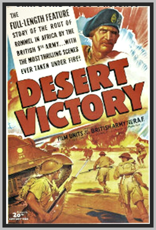 DESERT VICTORY - 1943 - DAVID MACDONALD - RARE DVD