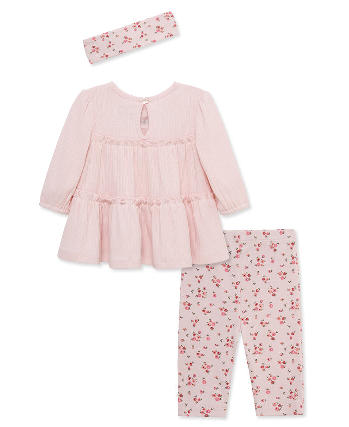 Ditsy Tunic & Legging Set (3M-12M) - Little Me