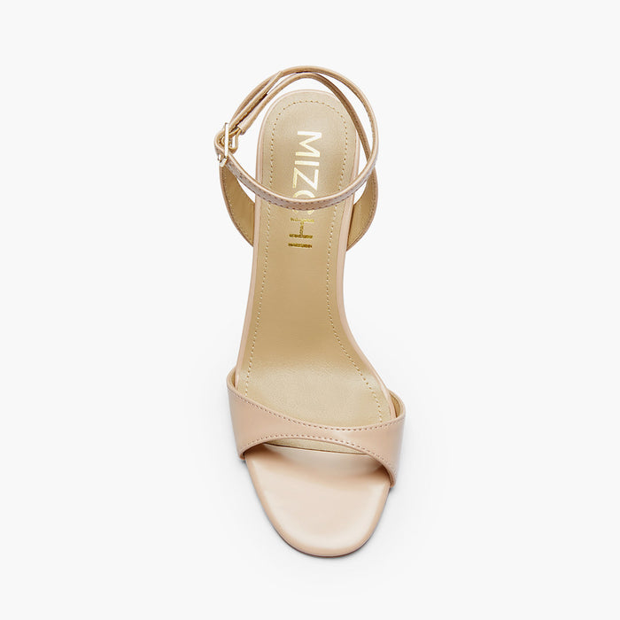 Do Ceu Beige - Strappy Leather Sandals