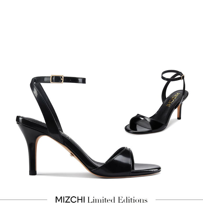 Do Ceu Black - Strappy Leather Sandals