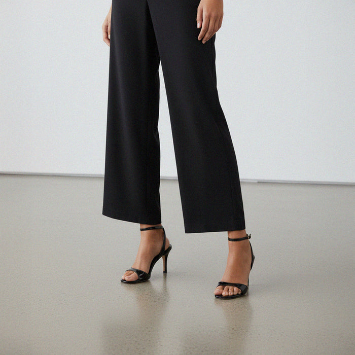 Do Ceu Black - Strappy Leather Sandals