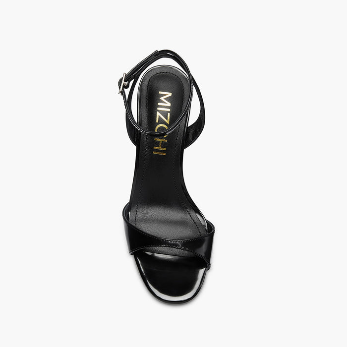 Do Ceu Black - Strappy Leather Sandals