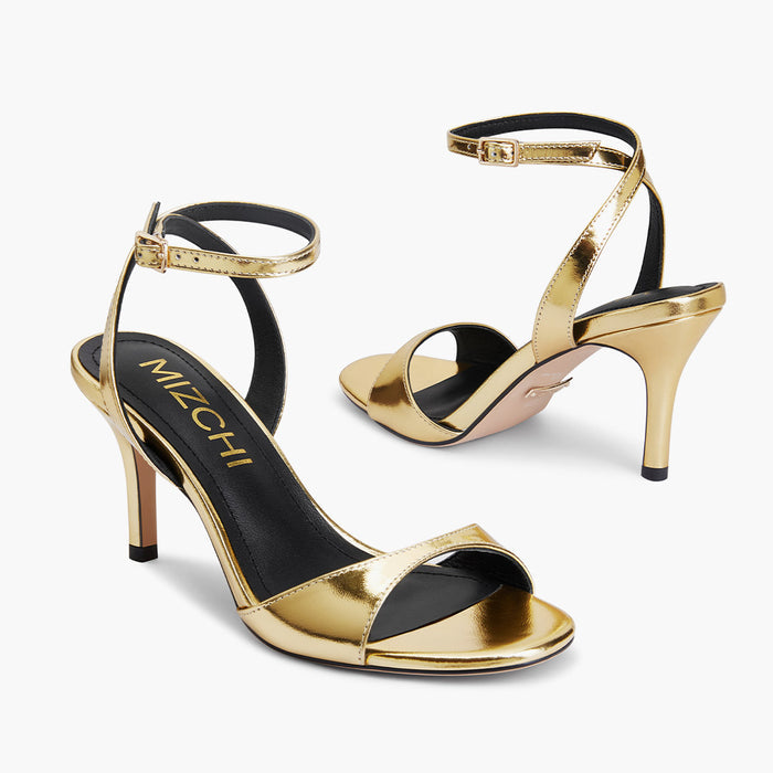 Do Ceu Gold - Strappy Leather Sandals