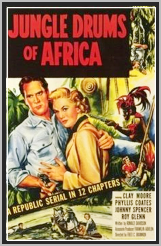DRUMS OF AFRICA - A.K.A. JUNGLE MAN - 1941 - BUSTER CRABBE - RARE DVD