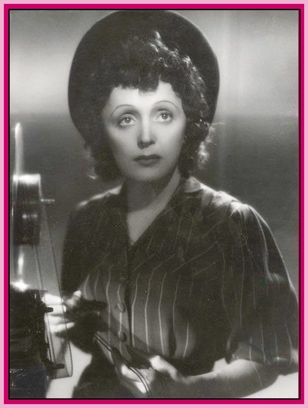 EDITH PIAF - 14 DECEMBER 1962 - DUTCH TELEVISION