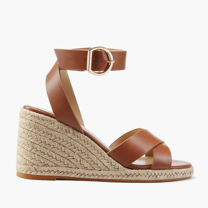 Ele Mare - Espadrilles Leather Wedge Sandals