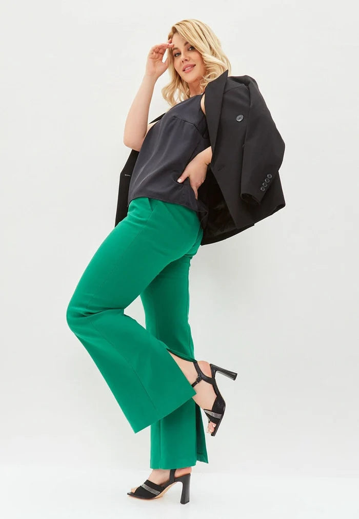 A chic and sophisticated pair of elevated black sandals with an elegant design perfect for any stylish outfit.