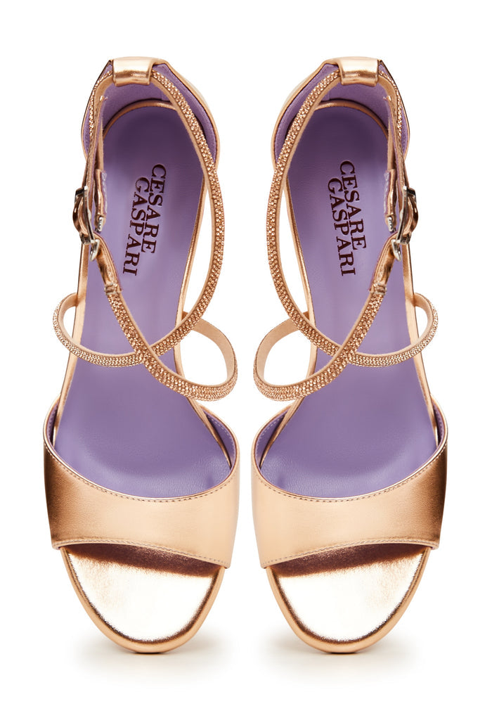 Elevated Elegance Sandals - Bronze