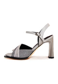 Elevated elegance meets sophistication in these stunning silver sandals for sale.