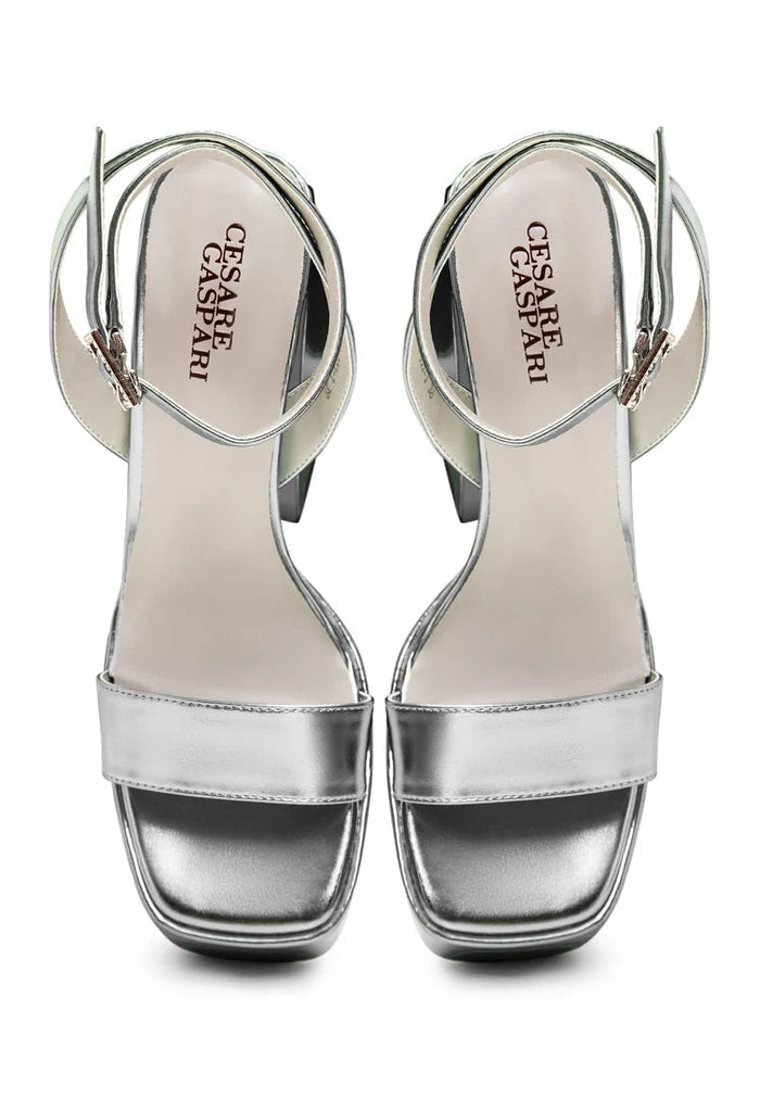 Elevate your style with these stunning silver elegance sandals for sale - the perfect blend of sophistication and flair.