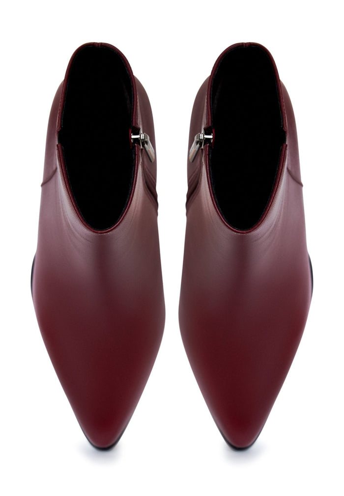 Leather High Heeled Ankle Boots - Cesare Gaspari - Ankle Boots