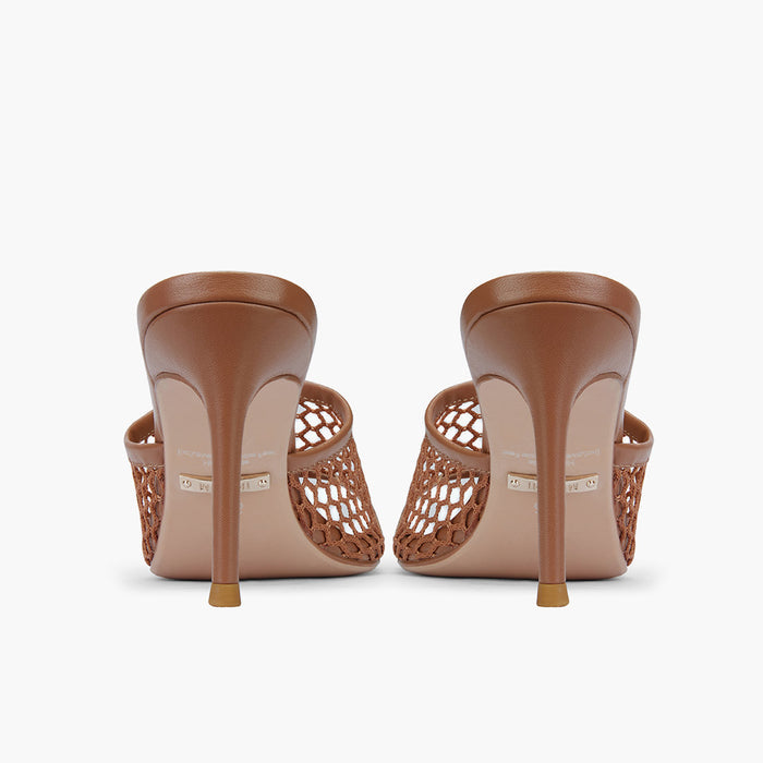 Elowen - Beige Mesh Mules